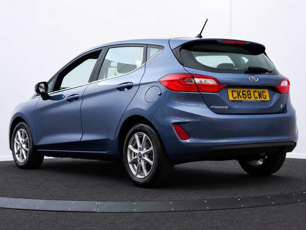 Ford Fiesta 1.0T Ecoboost Zetec Euro 6 Ss CK68CWG Blue #2