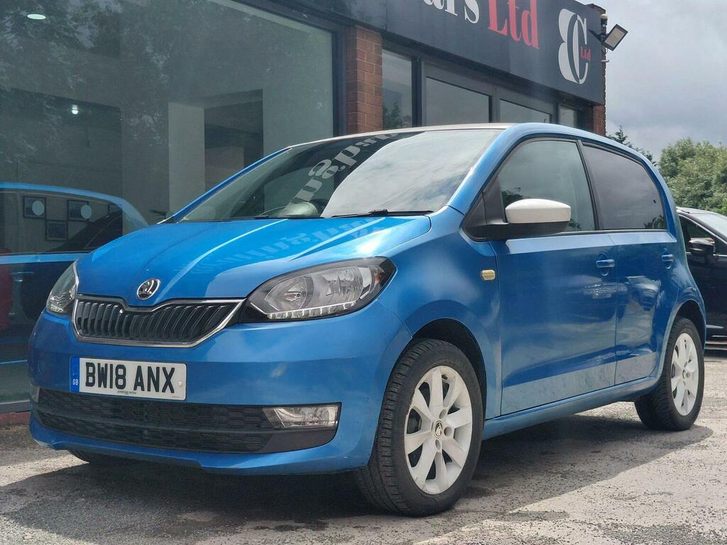 Skoda Citigo Hatchback 1.0 Mpi Colour Edition Euro 6 2018 Blue #4