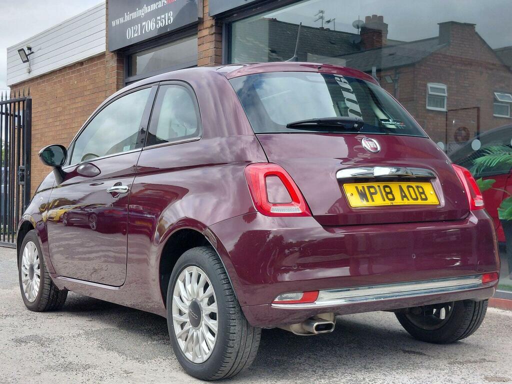 Fiat 500 Hatchback 1.2 Lounge Euro 6 Ss 201818 WP18AOB Red #6
