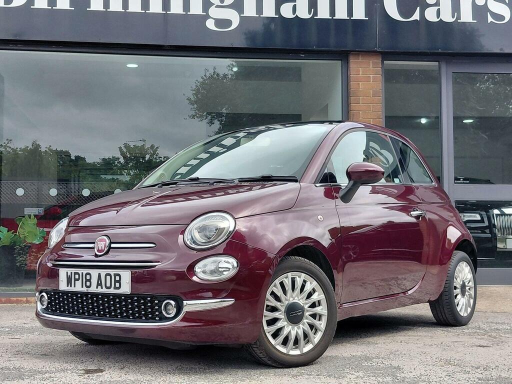 Fiat 500 Hatchback 1.2 Lounge Euro 6 Ss 201818 Red