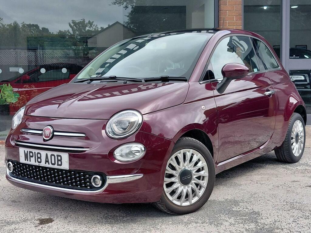 Fiat 500 Hatchback 1.2 Lounge Euro 6 Ss 201818 WP18AOB Red #2