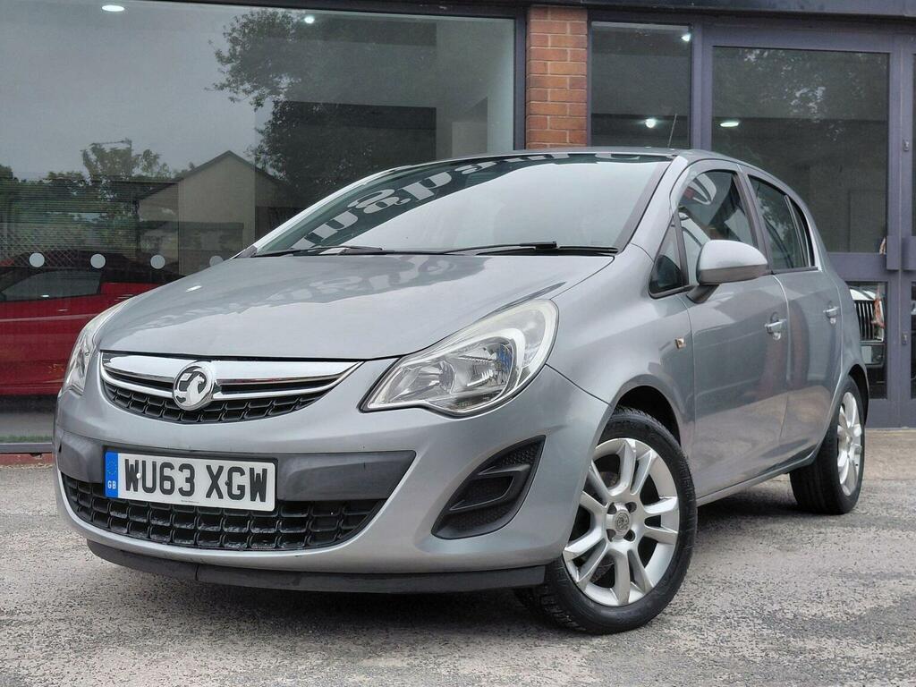 Vauxhall Corsa Hatchback 1.2I Ecoflex 16V Exclusiv Euro 5 Ss 5 WU63XGW Silver #2