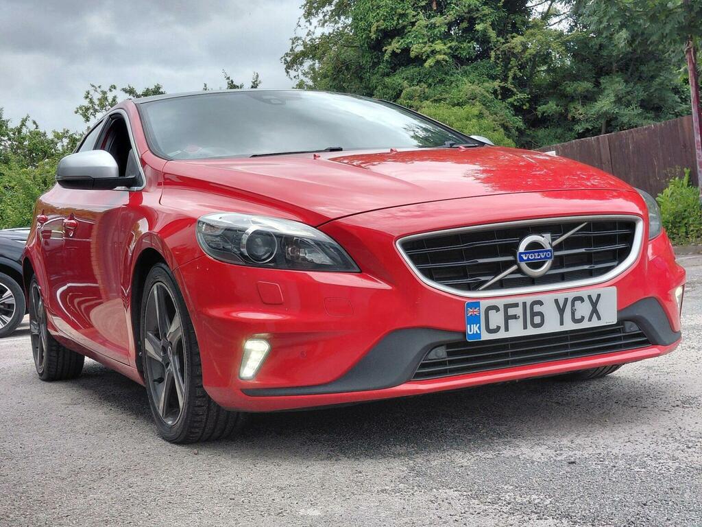 Volvo V40 2.0 D2 R-design Lux Nav Euro 6 Ss Red #2