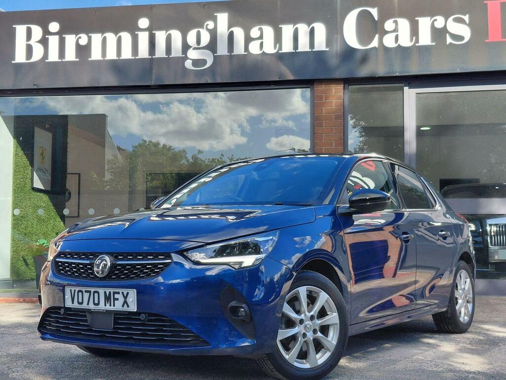 Vauxhall Corsa Hatchback 1.2 Turbo Elite Nav Euro 6 Ss 20 VO70MFX Blue