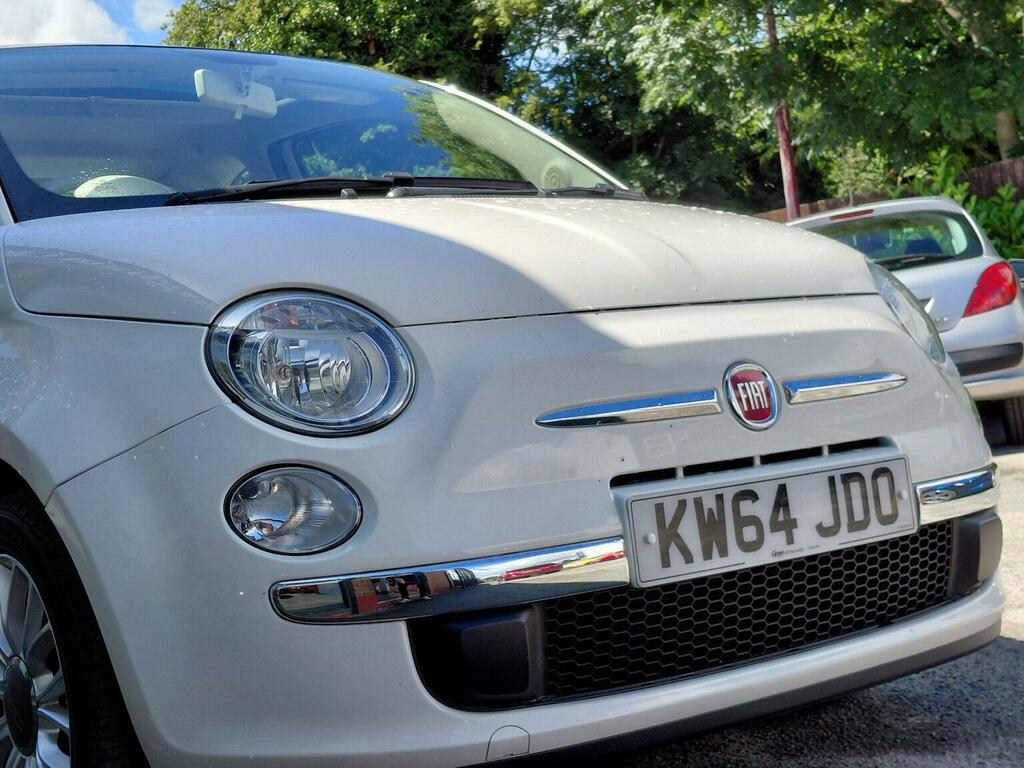 Fiat 500 1.2 Lounge Euro 6 Ss White #6