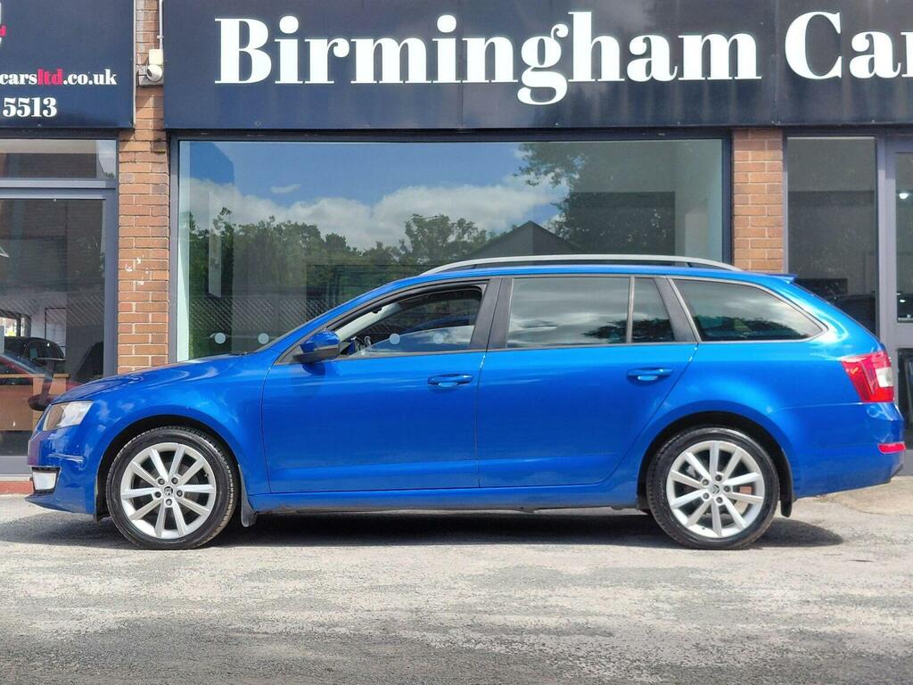 Skoda Octavia Estate 1.6 Tdi Elegance Dsg Euro 5 Ss 2014 WA14YZO Blue #2