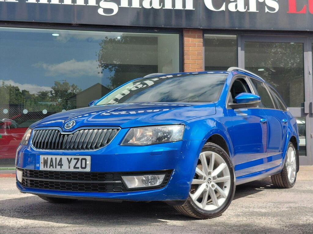Skoda Octavia Estate 1.6 Tdi Elegance Dsg Euro 5 Ss 2014 WA14YZO Blue