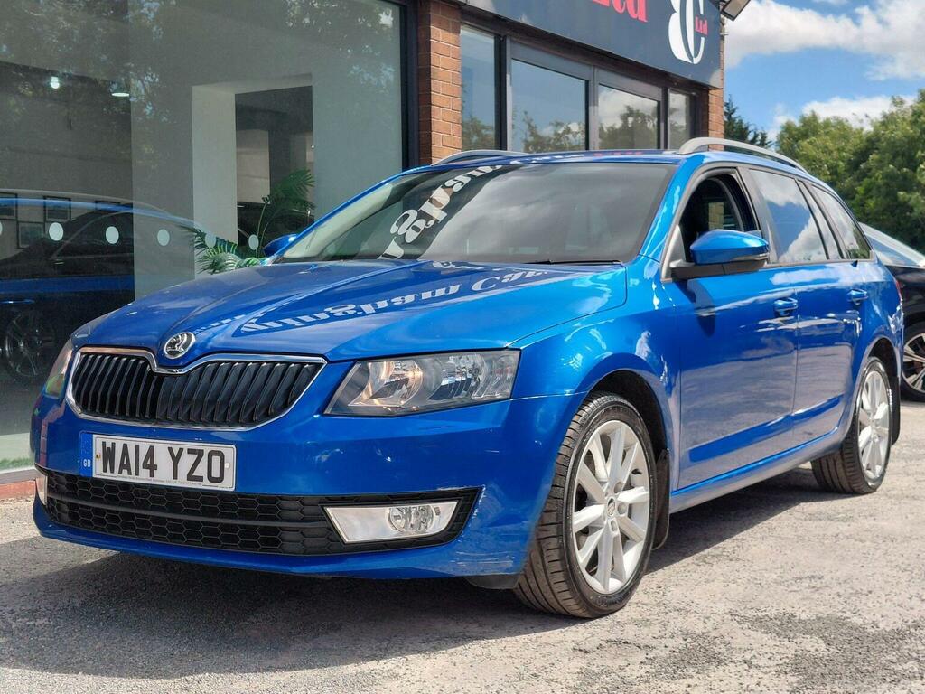 Skoda Octavia Estate 1.6 Tdi Elegance Dsg Euro 5 Ss 2014 WA14YZO Blue #6