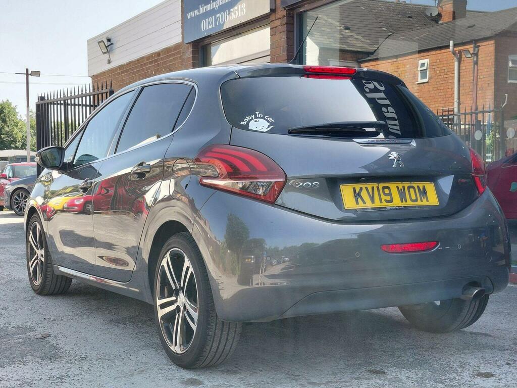 Peugeot 208 Hatchback 1.2 Puretech Gpf Gt Line Euro 6 Ss Grey #5