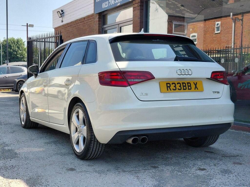 Audi A3 Hatchback 1.4 Tfsi Sport Sportback Euro 5 Ss VN14GGF White #6