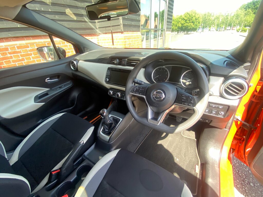 Nissan Micra 0.9 Ig-t Acenta Hatchback Euro 6 Orange #4
