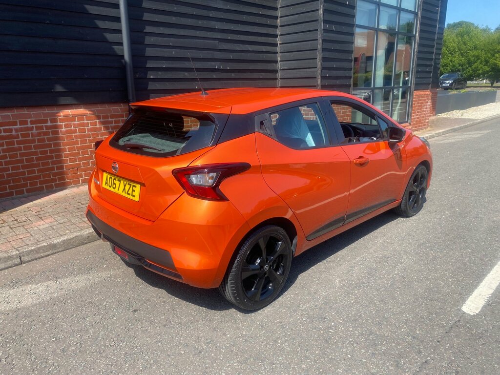Nissan Micra 0.9 Ig-t Acenta Hatchback Euro 6 Orange #3