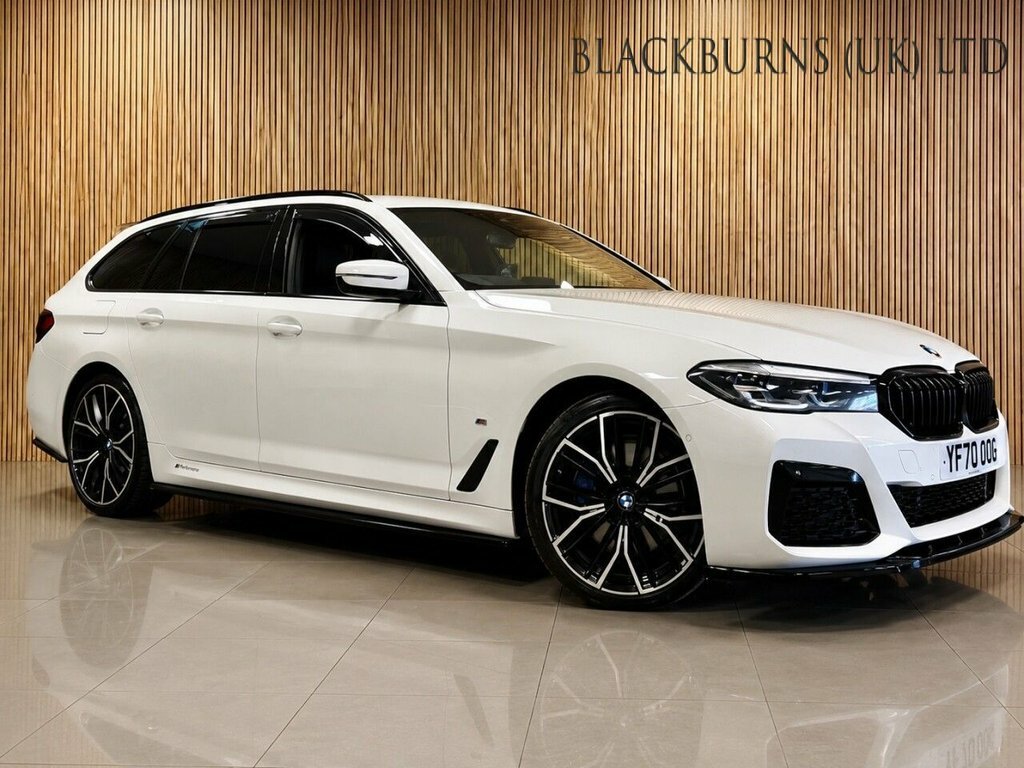 BMW 5 Series 2L M Sport YF70KHW White