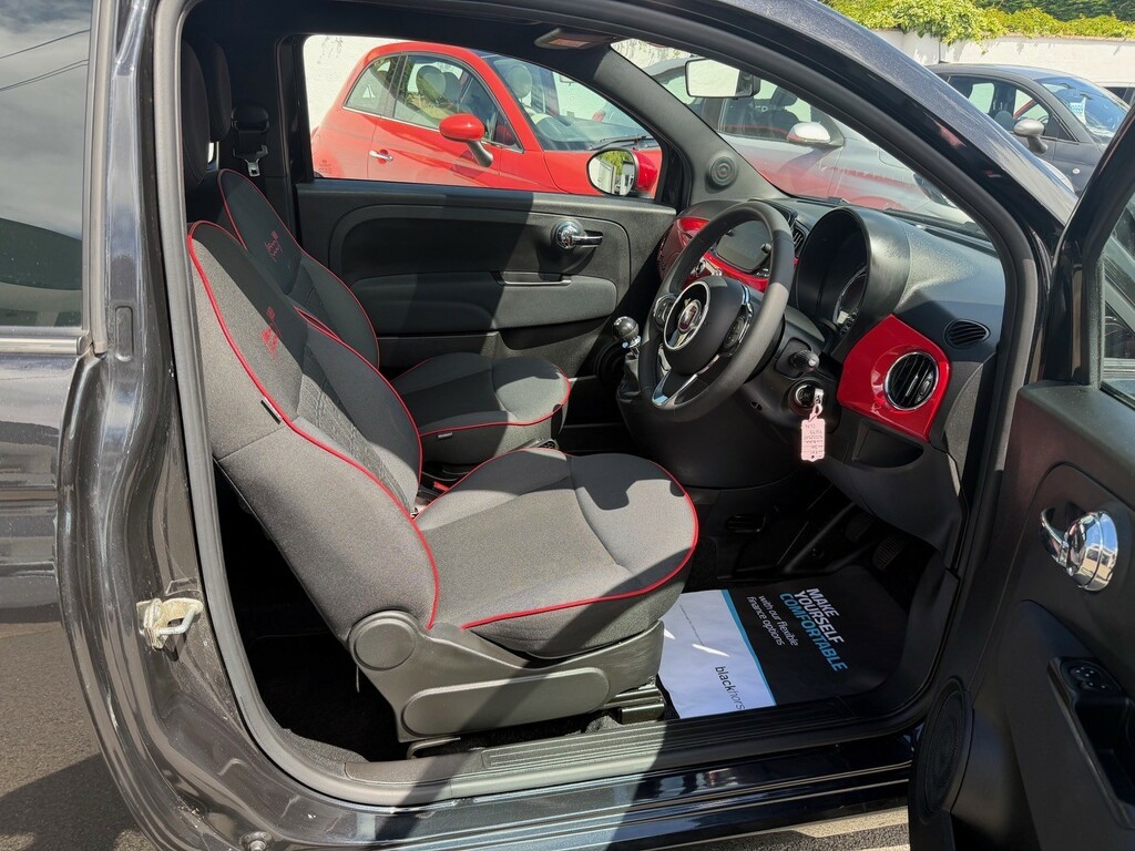 Fiat 500 Red Mhev YW73CLN #3