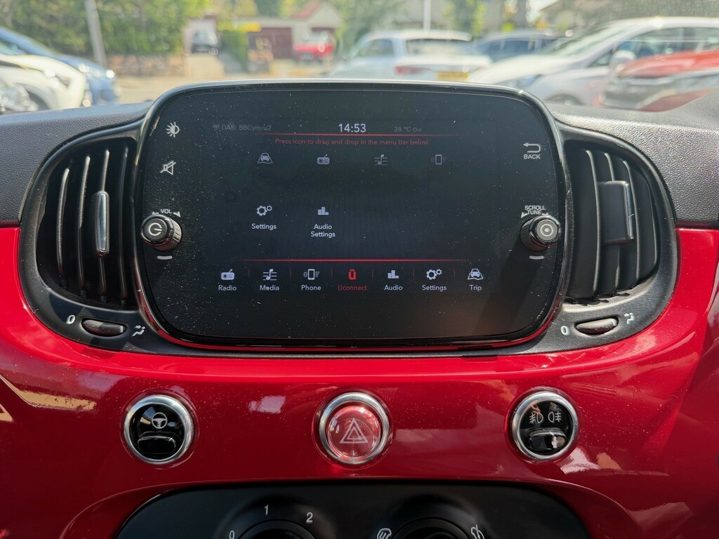 Fiat 500 Red Mhev YW73CLN #6
