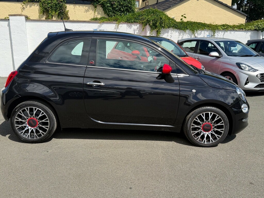 Fiat 500 Red Mhev YW73CLN #2