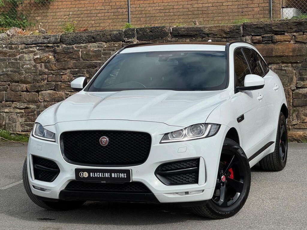 Jaguar F-Pace 2.0 D240 R-sport Awd Euro 6 S S White #3