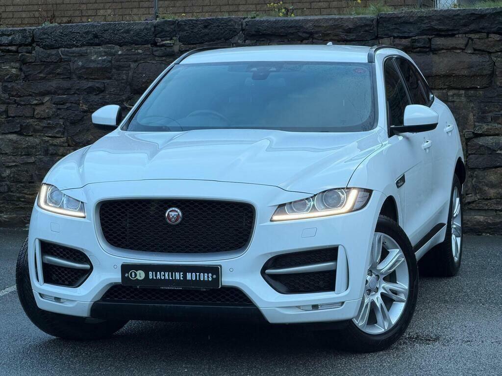 Jaguar F-Pace 2.0 D180 R-sport Awd Euro 6 S S White #3
