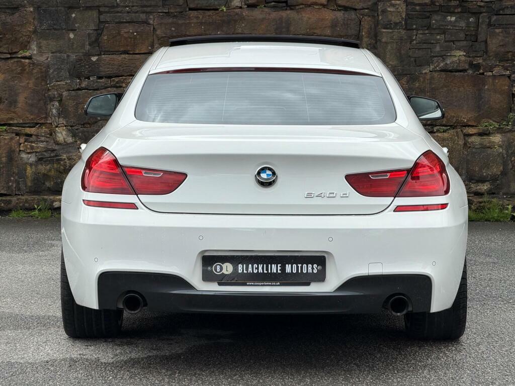 BMW 6 Series Gran Coupe 3.0 640D M Sport Saloon White #6