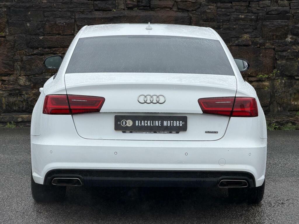 Audi A6 Saloon 3.0 Tdi V6 Black Edition S Tronic Quattro Euro 6 White #6