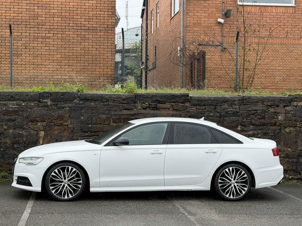 Audi A6 Saloon 3.0 Tdi V6 Black Edition S Tronic Quattro Euro 6 White #4