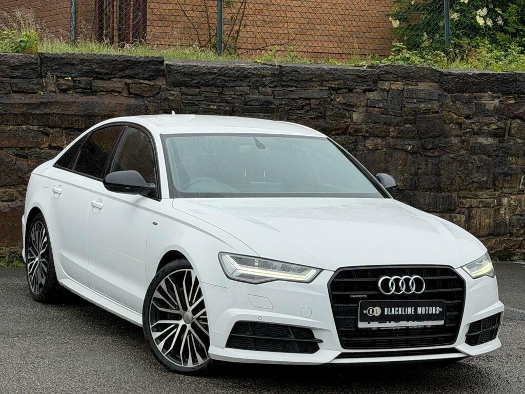 Audi A6 Saloon 3.0 Tdi V6 Black Edition S Tronic Quattro Euro 6 White