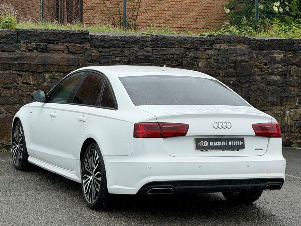 Audi A6 Saloon 3.0 Tdi V6 Black Edition S Tronic Quattro Euro 6 White #5