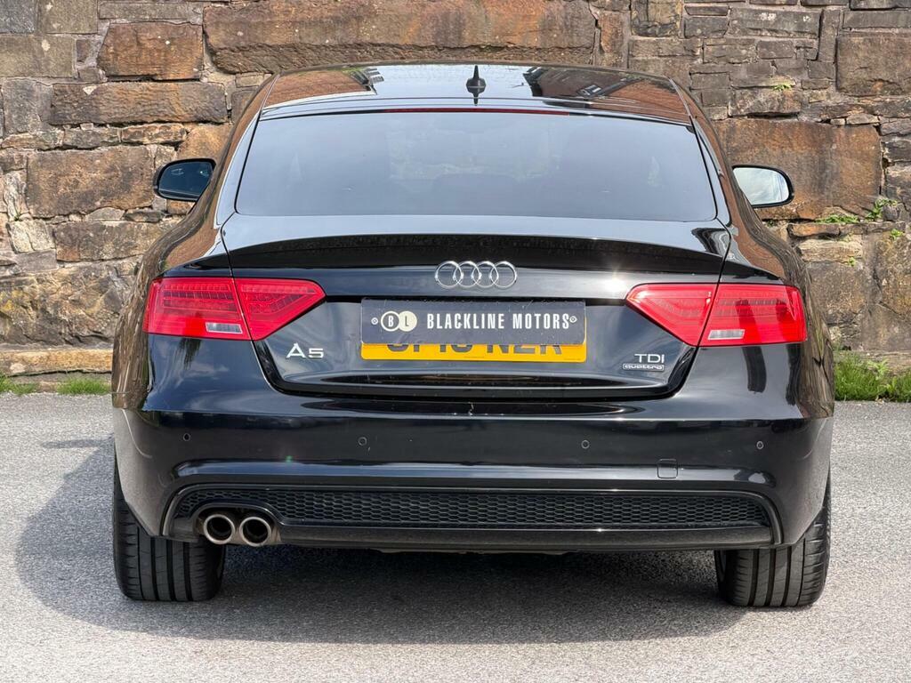 Audi A5 2.0 Tdi Black Edition Plus Sportback S Tronic Quat Black #6