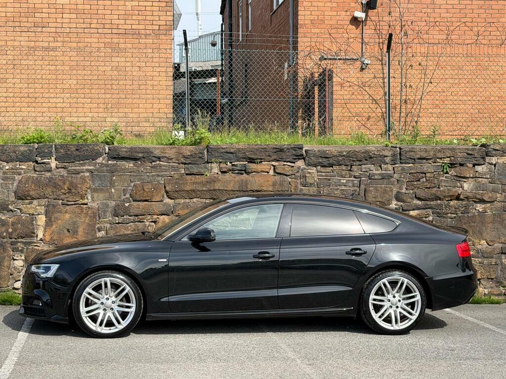 Audi A5 2.0 Tdi Black Edition Plus Sportback S Tronic Quat Black #4