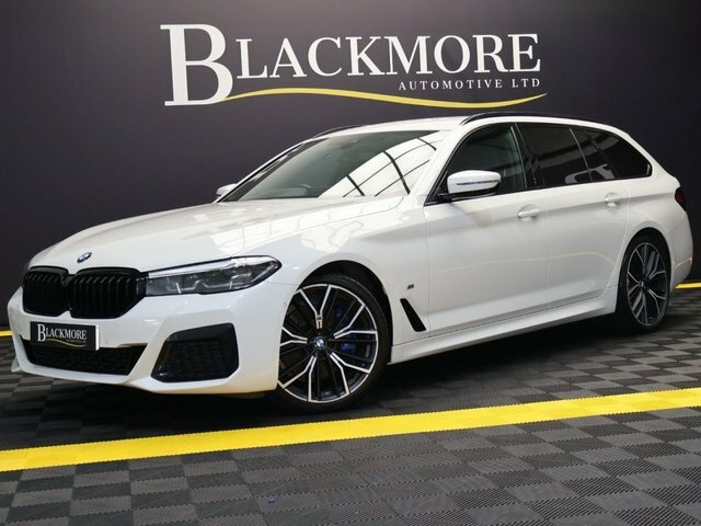 BMW 5 Series 2022 22 2.0 520D M Sport Touring Xdrive Mht Step PL22ZKX White #3