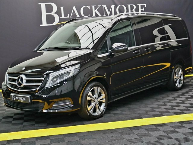 Mercedes-Benz V Class 2017 17 2.2 V250d Sport G-tronic 8 Seat Lwb Mpv Black #3