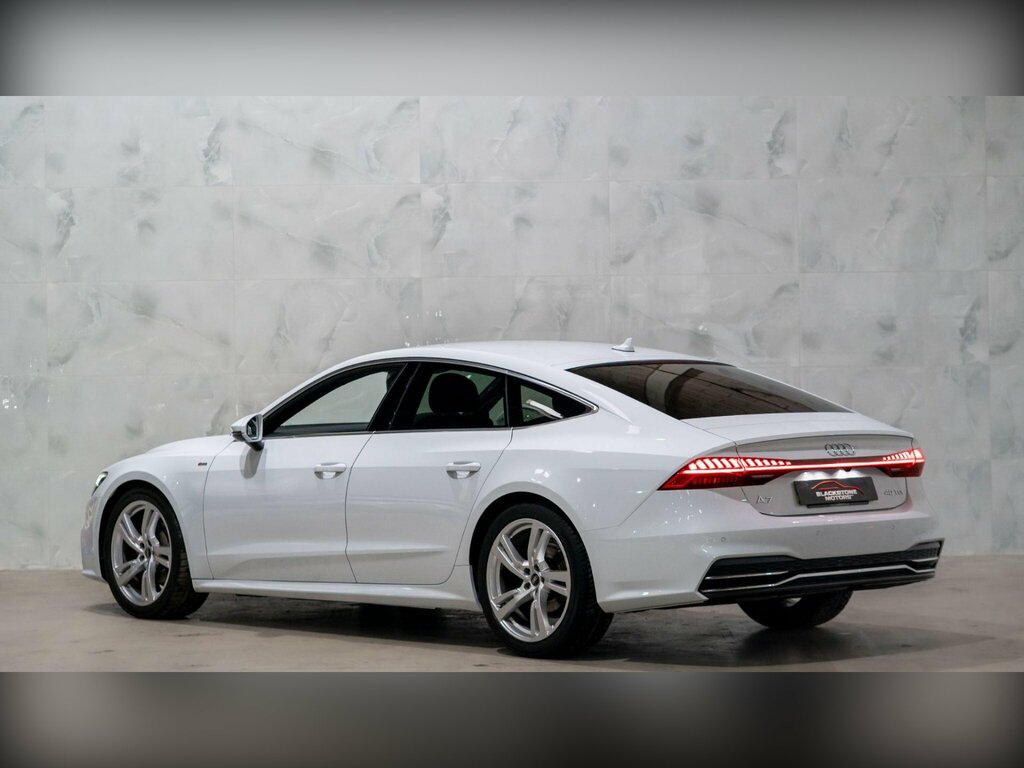 Audi A7 2.0 Tdi 40 S Line Sportback S Tronic Euro 6 Ss White #4