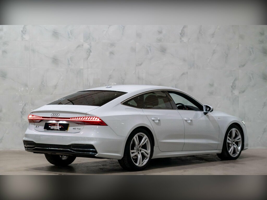 Audi A7 2.0 Tdi 40 S Line Sportback S Tronic Euro 6 Ss White #6