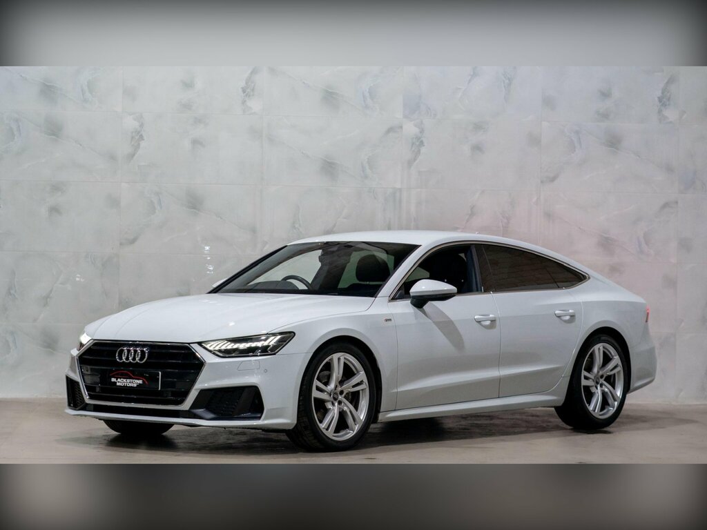 Audi A7 2.0 Tdi 40 S Line Sportback S Tronic Euro 6 Ss White #3