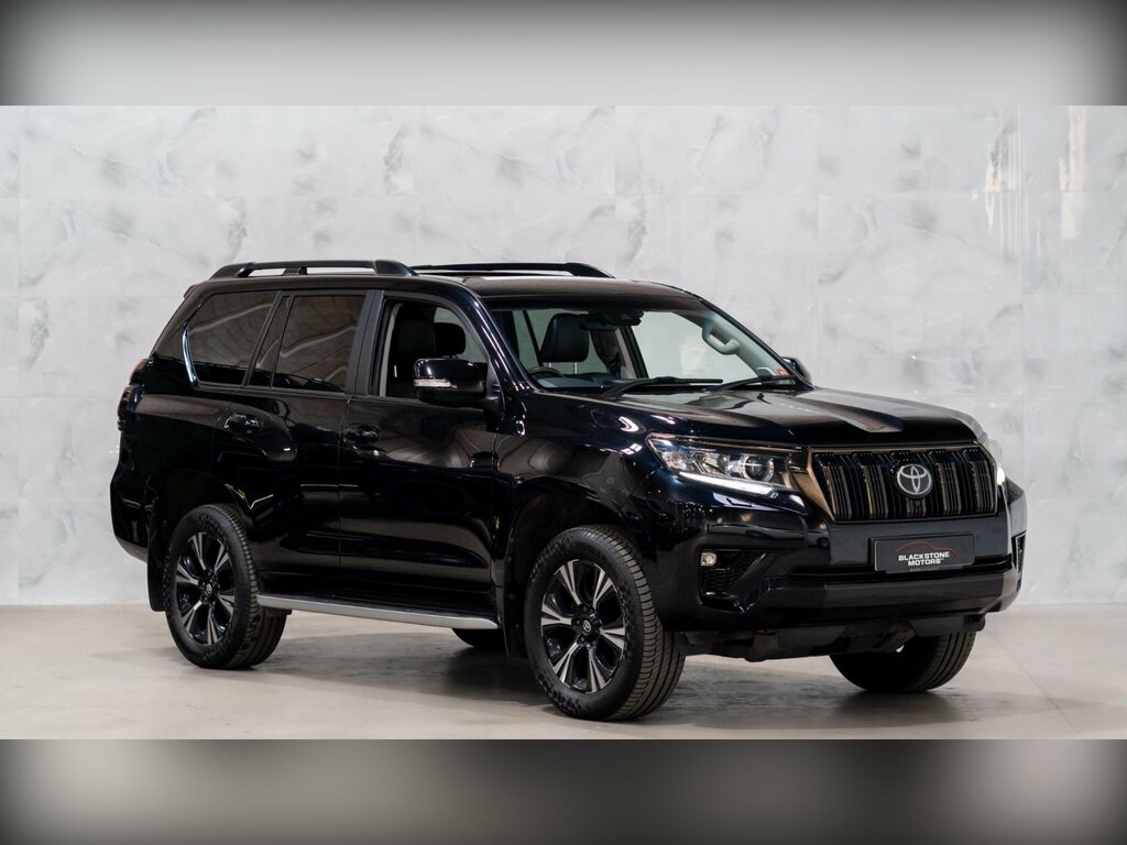 Toyota Land Cruiser 2.8D Invincible 4Wd Euro 6 Ss 7 Seat Black