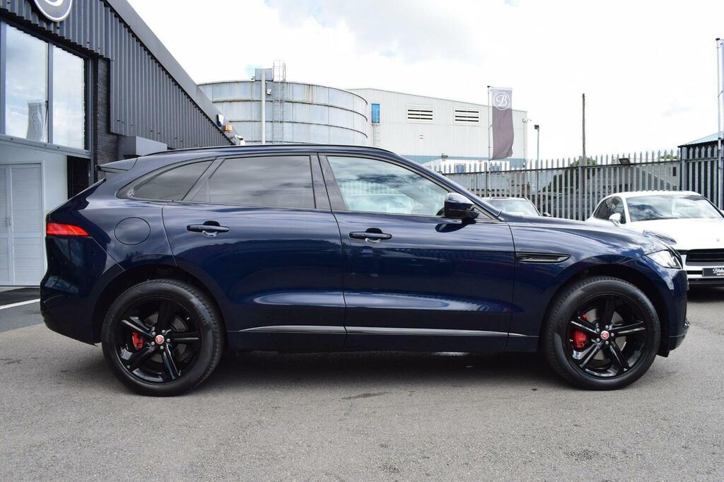 Jaguar F-Pace Suv 3.0 D300 V6 S Awd Euro 6 Ss 2020 SV70LLW Blue #4