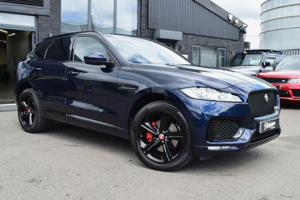 Jaguar F-Pace Suv 3.0 D300 V6 S Awd Euro 6 Ss 2020 SV70LLW Blue #3