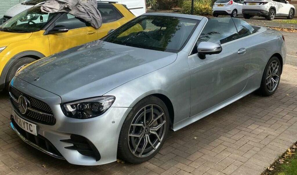 Mercedes-Benz E Class 2.0 E300h Mhev Amg Line Premium Cabriolet G-tron Silver