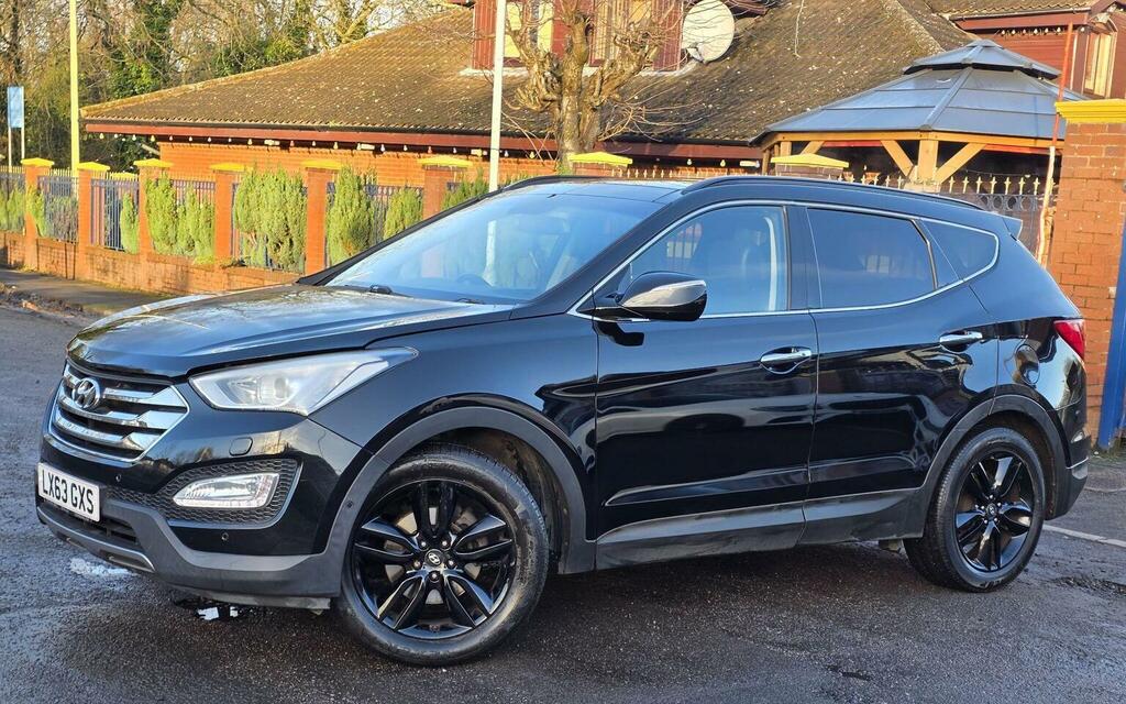 Hyundai Santa Fe Suv White #16