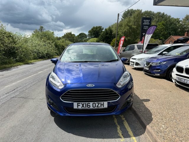 Ford Fiesta 1.0T Ecoboost Zetec Hatchback Eu FX16OZH Blue #2
