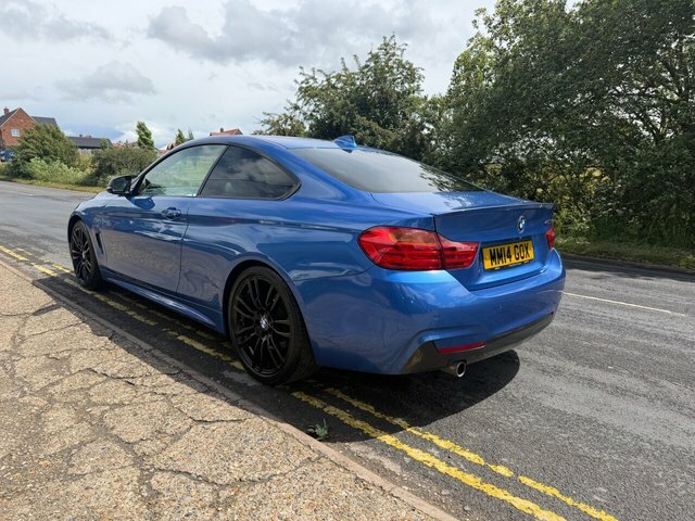 BMW 4 Series Gran Coupe 2.0 420D M Sport Coupe Euro 6 S S MM14GOX Blue #4