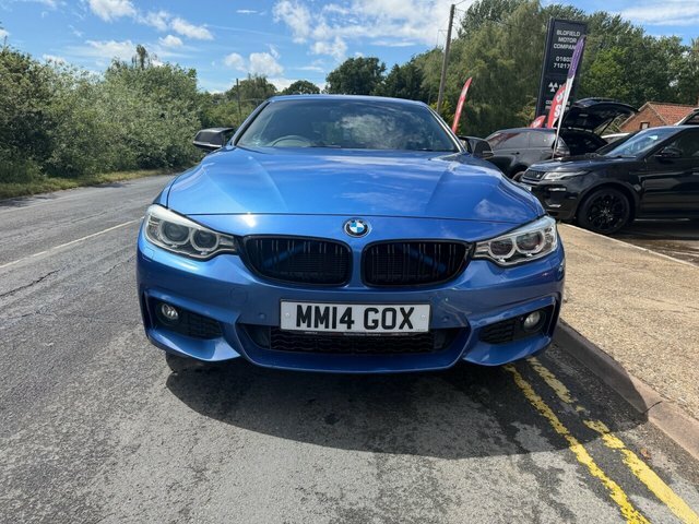 BMW 4 Series Gran Coupe 2.0 420D M Sport Coupe Euro 6 S S MM14GOX Blue #2