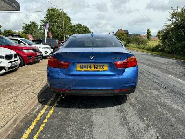 BMW 4 Series Gran Coupe 2.0 420D M Sport Coupe Euro 6 S S MM14GOX Blue #6