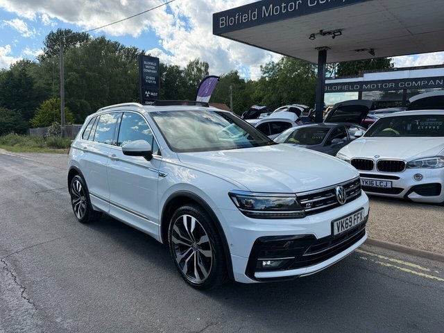 Volkswagen Tiguan 2.0 Tdi R-line Tech Suv Dsg 4Motion Eur VK69FFX White #3