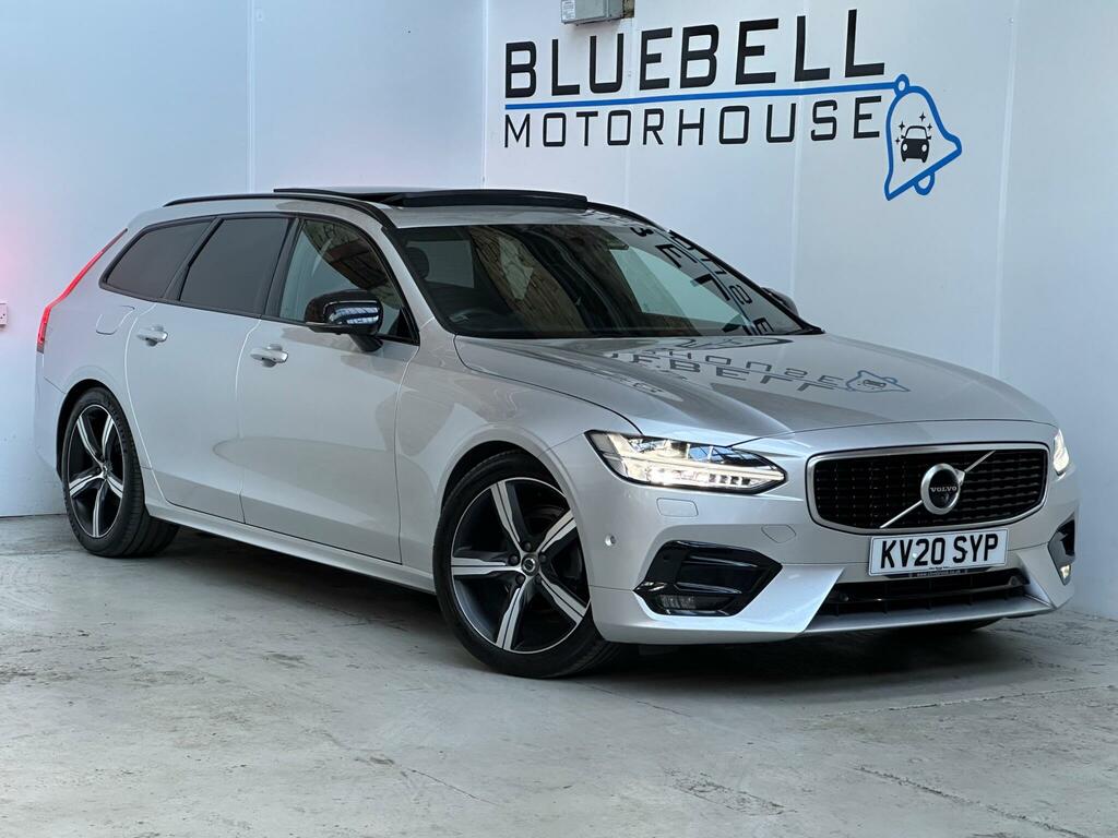 Volvo V90 2.0 D4 R-design Plus Euro 6 Ss KV20SYP Silver