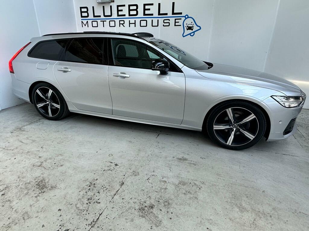Volvo V90 2.0 D4 R-design Plus Euro 6 Ss KV20SYP Silver #6