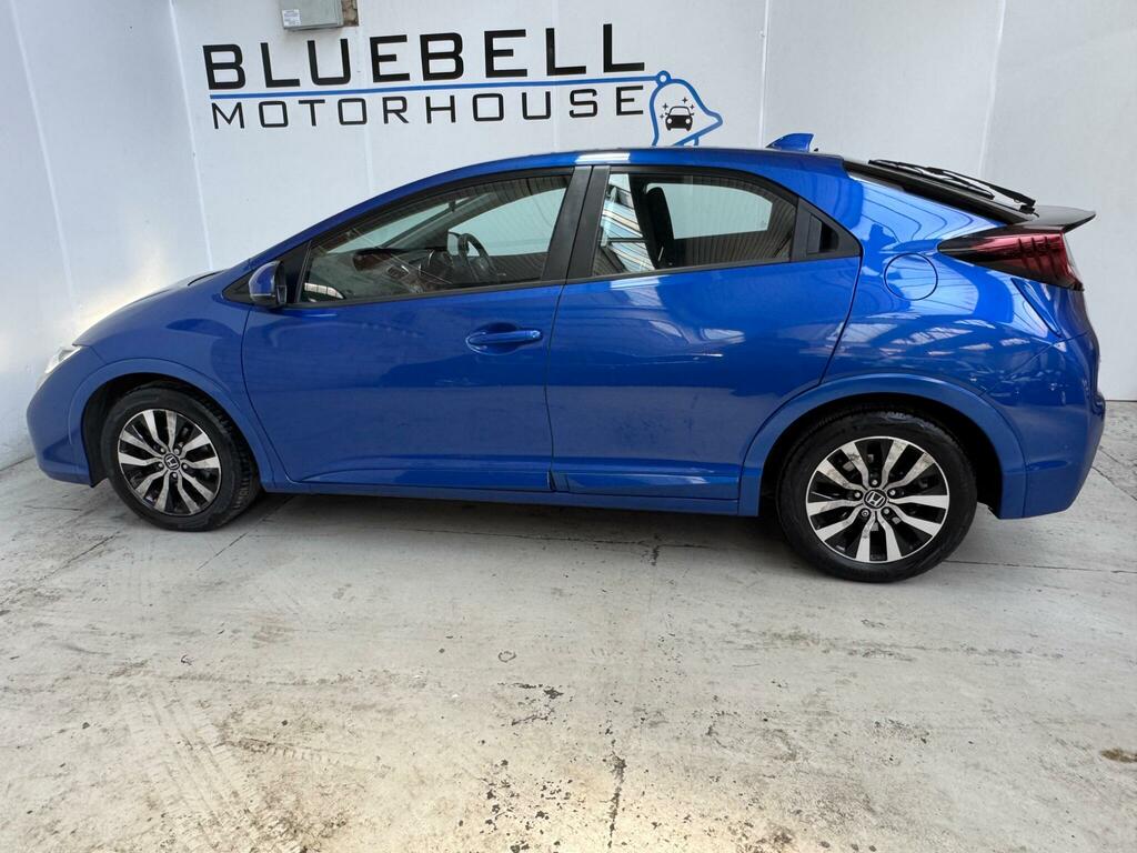 Honda Civic 1.4 I-vtec S Euro 6 Ss YY16OTR Blue #6