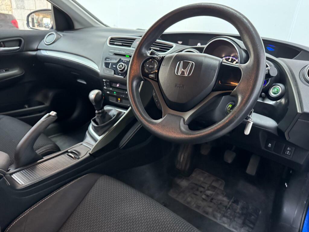 Honda Civic 1.4 I-vtec S Euro 6 Ss YY16OTR Blue #3