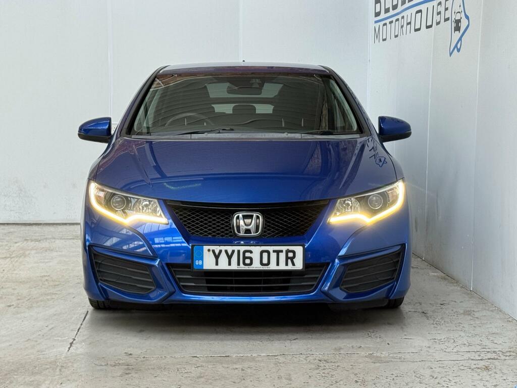 Honda Civic 1.4 I-vtec S Euro 6 Ss YY16OTR Blue #2