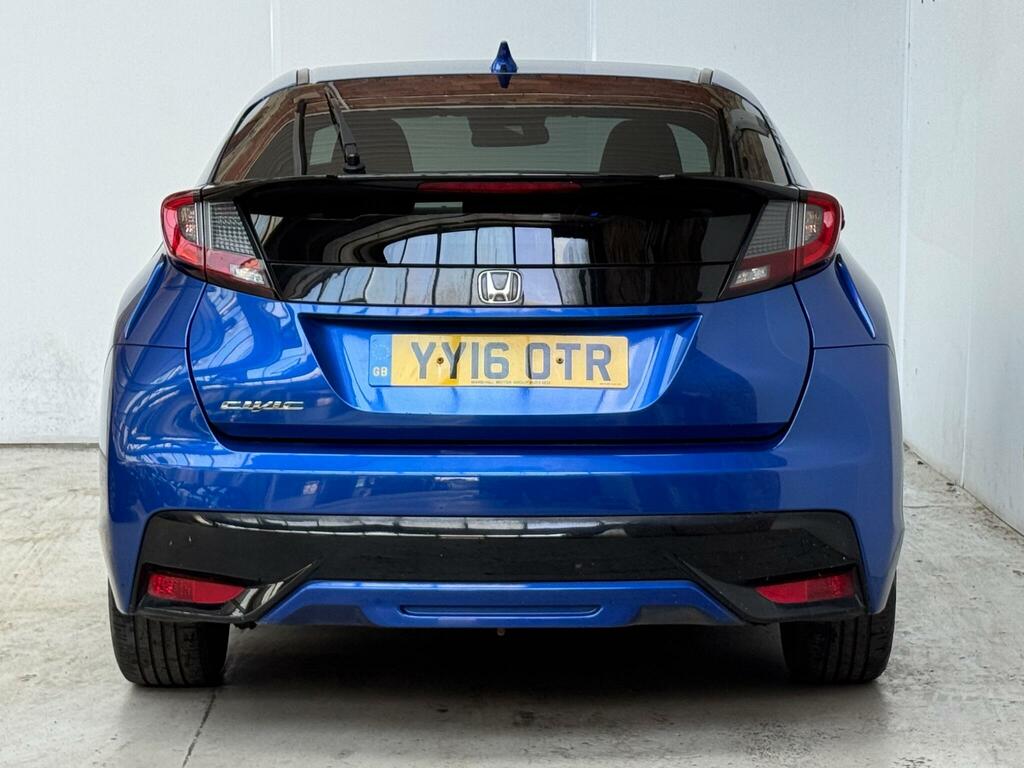 Honda Civic 1.4 I-vtec S Euro 6 Ss YY16OTR Blue #5